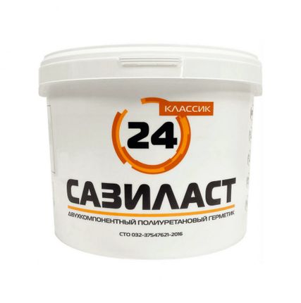 Фото №0 Герметик Сазиласт- 24, Классик белый, 16,5 кг
