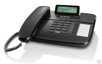 фото Телефон Siemens Gigaset DA710 (белый/черный), память, режим громкой связи