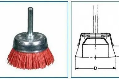 фото Чашечные щетки Osborn, полимерабразив, оксид алюминия