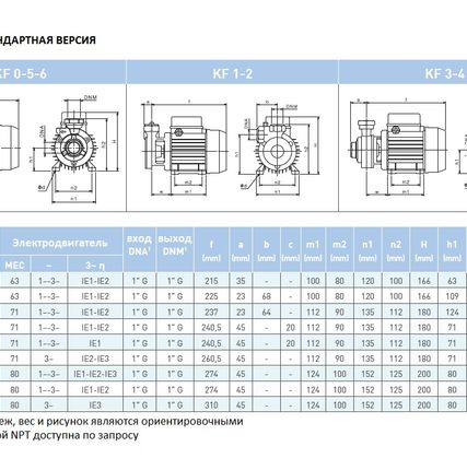 Фото №3 Насос вихревой SAER KF 6 230/400/50 Hz