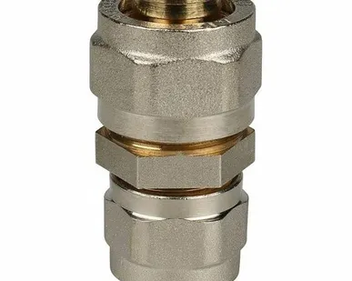 фото Муфта STOUT соединительная переходная 20x16 для металлопластиковых труб винтовой