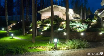 Фото №0 Монтаж и подключение светильников наружного освещения