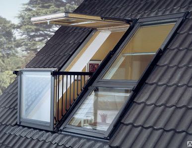 фото Окно - балкон Velux Cabrio