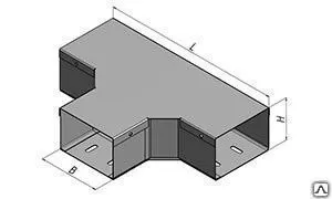 фото Короб тройниковый СТ 300х100 УТ1,5 S=1,5