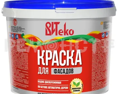 фото Краска вд фасад 20 кг ВАК-25 супербелая ВИТЕКО (1/33) П