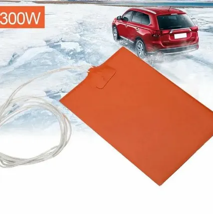 Фото №0 Нагревательная пластина силиконовая / Подогрев поддона / 300 Вт