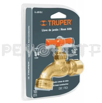 Фото №0 Кран сливной 1/2'нар  на 3/4 нар LL-JAR-B- 13147 TRUPER П зз