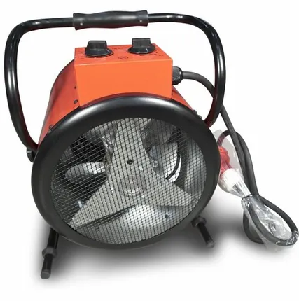 Фото №0 Пушка тепловая электрическая BJE-F9 9 кВт 380В ТЭН из нержавеющей стали