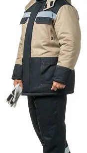 фото Куртка мужская зимняя «Молоток» бежевая