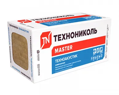 фото Утеплитель Технониколь Техноакустик 1200х600х50 мм, 8 шт