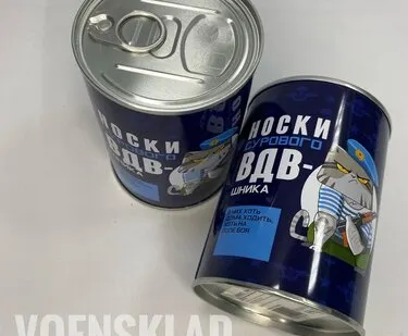 фото Носки в банке ВДВ