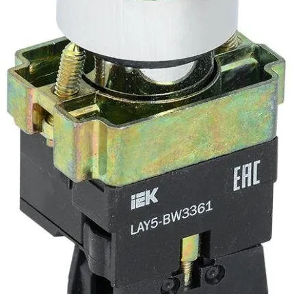 Фото №0 Кнопка LAY5-BW3361 с подсв. зел. 1з ИЭК BBT50-BW-K06