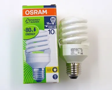 фото Лампа энергосберегающая Osram 18/840 Е27