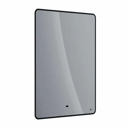 Фото №0 Зеркало Lemark MIOBLACK 60х80 см с интерьерной подсветкой, с подогревом