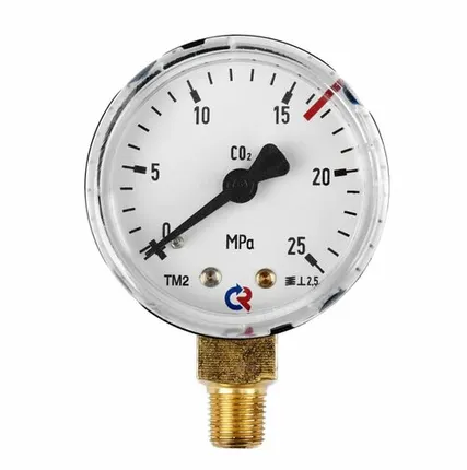 Фото №0 Манометр 25,0 МПа, 1/8 NPT, углекислый газ
