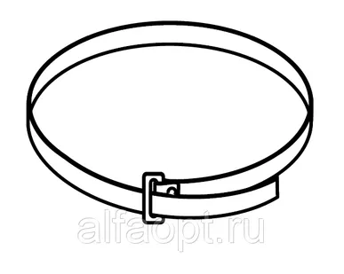 фото Хомут кронштейн pb 600 (25шт./уп) для крепления ов к трубе raychem