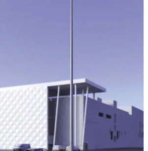 фото Мачта многофункциональная с мобильной короной МФГ-М