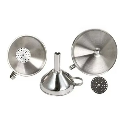 Фото №0 Воронка с фильтром 15", нержавеющая сталь 304