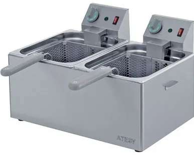 фото Электрофритюрница со съемной чашей Панда-ЕВРО-2х1/2