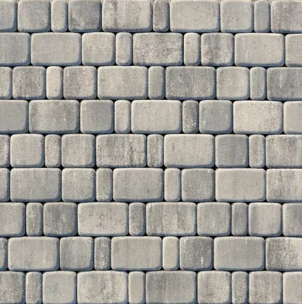 Фото №0 Тротуарная плитка Старый город 50 мм, серая