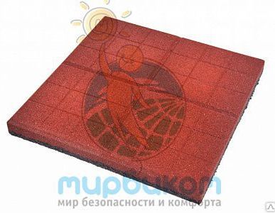 фото Резиновая плитка 350х350 "Сетка"