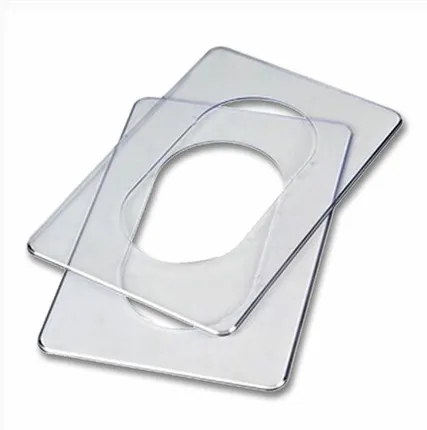 Фото №0 Накладка декоративная для выключателя 130х130 прозрачная Витебск