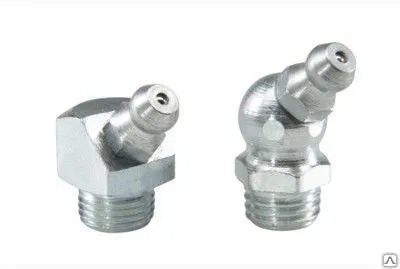 Фото №0 Пресс-масленка (тавотница) угловая 45 град форма В с резьбой M6x1