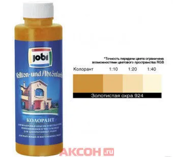 фото Краситель JOBI №924 (500мл;) золотистая охра
