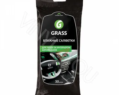 фото Салфетка влажная для ухода за интерьером а/м