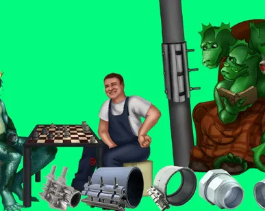 фото Нижний Тагил Сансфера. Хомуты ремонтные. муфты зажимные