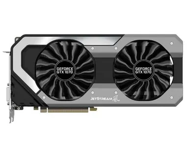 фото Видеокарта GeForce GTX1070 8192Mb Palit PA-GTX1070 JETSTREAM 
8G, 1506/8000