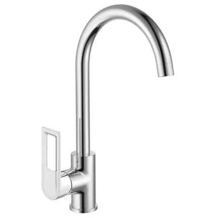 Фото №0 смеситель для кухни GOLDEN FOX Snowdonia латунь хром