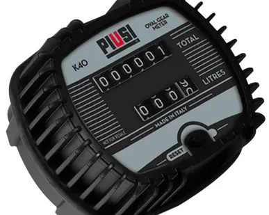 фото K40 - 3-х разрядный механический счетчика для масла, 1-30 л/мин