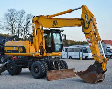 фото Аренда колёсного экскаватора JCB JS 200W