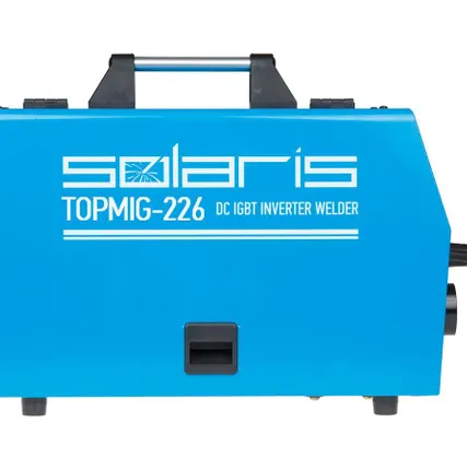 Фото №5 Полуавтомат сварочный Solaris TOPMIG-226 WG3, ток 20-220 А, MIG/MAG / FLUX, горелка 3 м, евроразъем