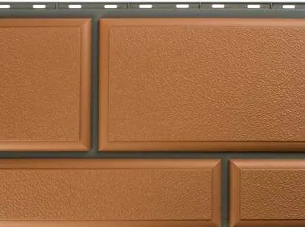 Фото №0 Фасадная панель Камень Флорентийский (персиковый)