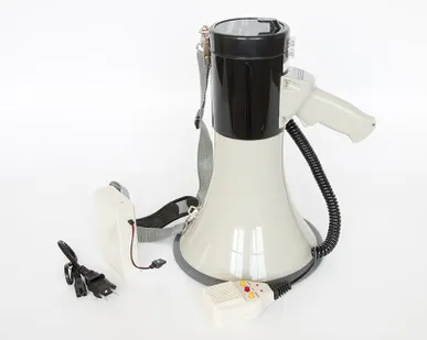 фото MG-220RCL/black ручной мегафон 25Вт, сирена, запись/воспр 20 сек, Li АКБ