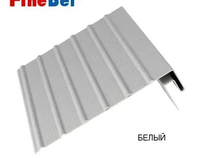 фото J-профиль с фаской (ветровая доска)