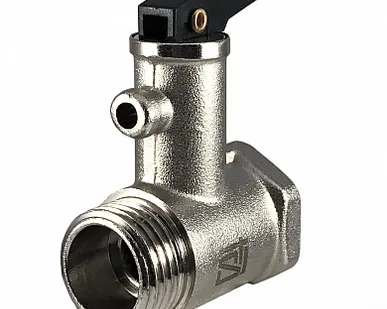 фото Клапан предохранительный для бойлера STI 1/2” с ручкой спуска