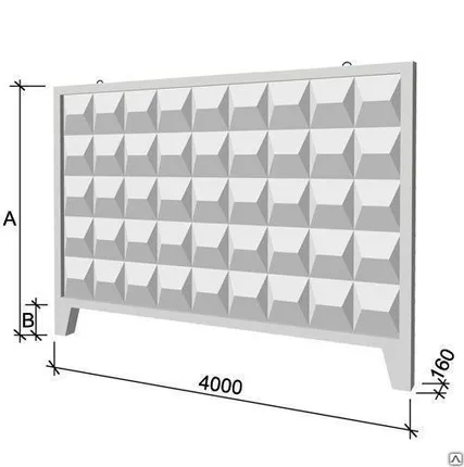 Фото №0 Заборная плита П6 В