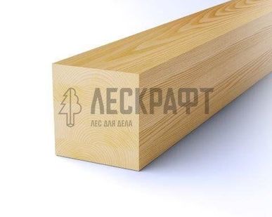 фото Брус клееный строганный 80 * 80 * 3000 мм сорт AB ель/сосна ПД