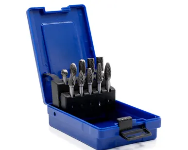 фото Набор борфрез твердосплавных Bohre, тип A,B,C,D,E,F,G,H,L,M, Ø 10 мм