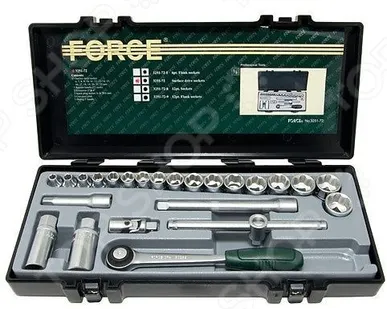 фото Набор с торцевыми головками Force F-3251-72