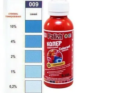фото Колер Palizh MIX №009 синий 20 мл Россия