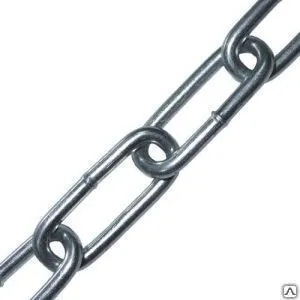 Фото №0 Цепь сварная длиннозвенная оцинкованная LLC ф2 80 метров