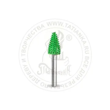 Фото №0 3T14-50 - Конус, Ø хвостовика 3мм, Ø фрезы X 6,35мм, L фрезы 12,7мм (coarse) SUB-3T14-50