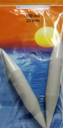 Фото №0 52673 Спицы круговые 100 см/ 25.00 мм/100см.