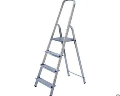 фото Лестница-стремянка алюм. матовая 4-х ступенчатая АМ704 UFUK