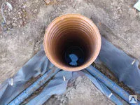 Фото №0 Монтаж дренажных систем фундаментов