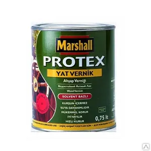 фото Лак Marshall Protex Yat Vernik алкидно-уретан.яхтный для дер.поверх.глянцев